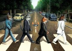 ART PUZZLE 1000 PARCA 98x48 CM KEDI YOLU