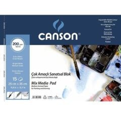 CANSON RESIM BLOK FINFACE 25x35 200g 15YP 152535