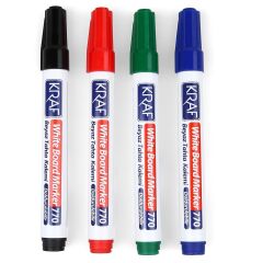 KRAF BEYAZ TAHTA KALEMI DOLDURULABILIR 770-4 4 LU