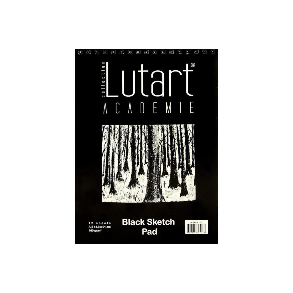 LUTART C.BLOGU  A5 160gr 12 YP.SIYAH (LA-SFA5)