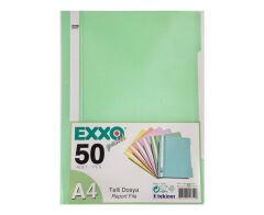 EXXO/DOSY TELLI DOSYA NANE YESILI PASTEL 50 LI