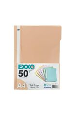 EXXO/DOSY TELLI DOSYA SOMON PASTEL 50 LI
