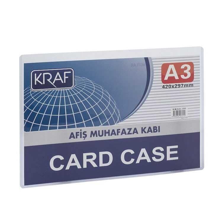 KRAF TABELA POSETI AFIS MUHAFAZA PVC A3 (2003)