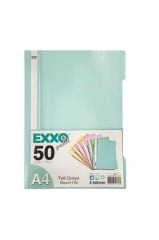 EXXO TELLI DOSYA TURKUAZ PASTEL 50 LI