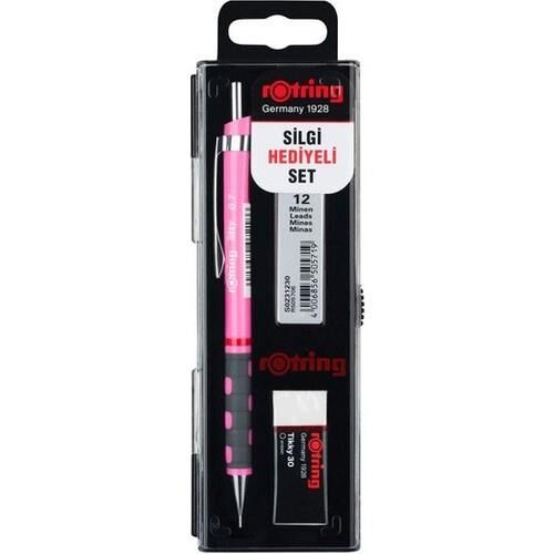 ROTRING TIKKY VERSATIL OKUL SETI 0.7 NEON PEMBE