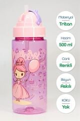 NOKI KIDS SU MATARASI PIPETLI 500ml MOR T-0107