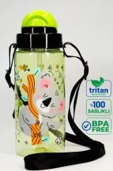 NOKI KIDS SU MATARASI PIPETLI 500ml YESIL T-0107