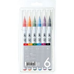 ZIG CLEAN COLOR REAL BRUSH RB-6000AT/ 6VA 6LI