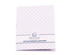 GULPAS AYLIK PUANTAJ ORTA 12 YAPRAK (127)