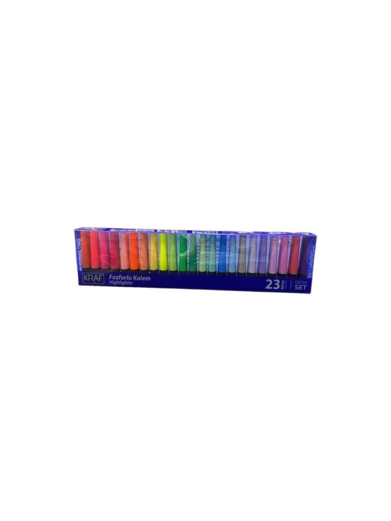KRAF FOSFORLU KALEM DESK SET 365 23 LU