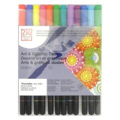 ZIG ART&GRAPHIC TWIN TUT-80/12VMU 12LI MUTED