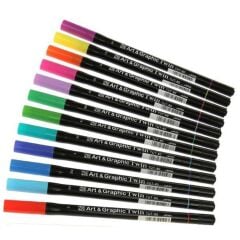 ZIG ART&GRAPHIC TWIN TUT-80/12VBR 12LI BRIGHT