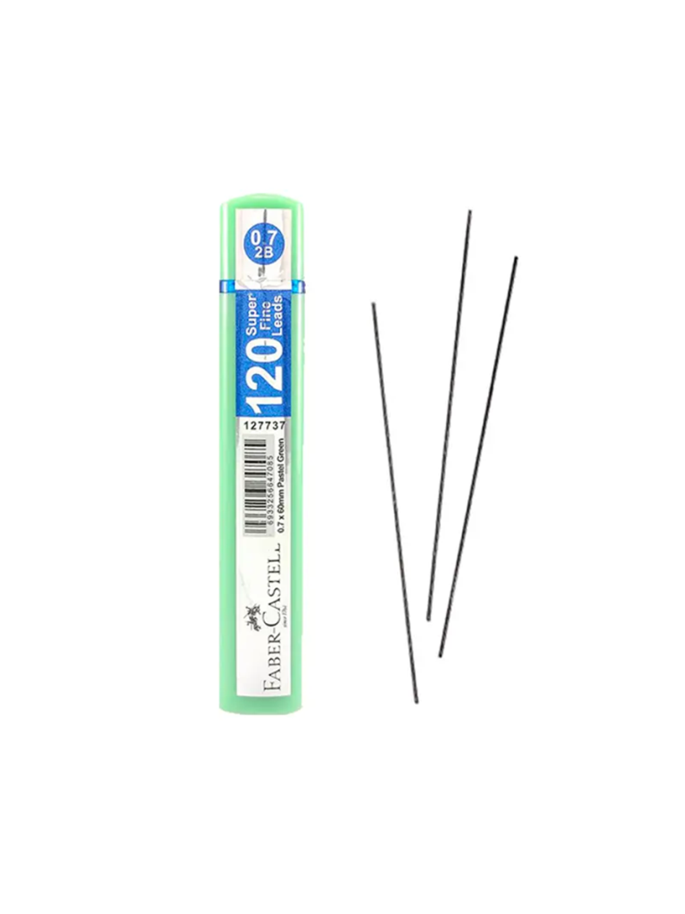 FABER CASTELL GRIP MIN 07 2B 60MM 120 LI YESIL/PEM