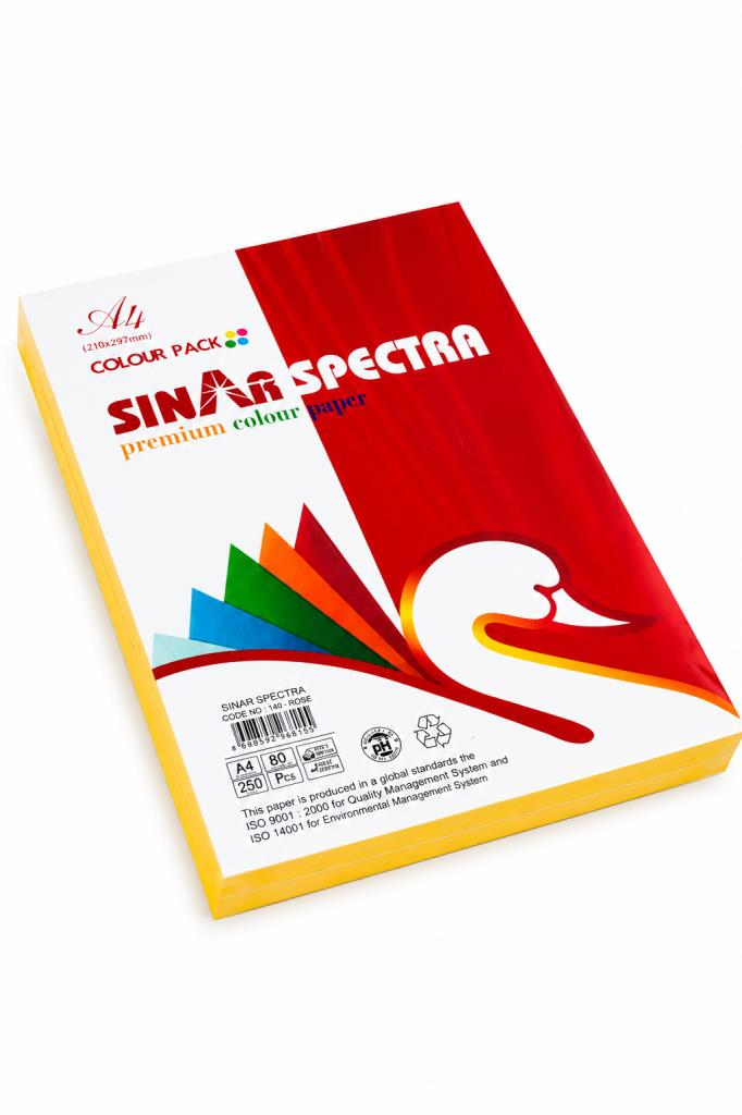 SINAR A4 RENK FOTO KAGIDI SPECTRA GOLD 250LI (200)