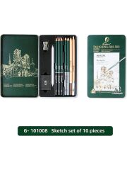 GIORGIONE 10 LU CIZIM SETI METAL KUTU G-101008