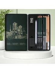 GIORGIONE 10 LU CIZIM SETI METAL KUTU G-101008