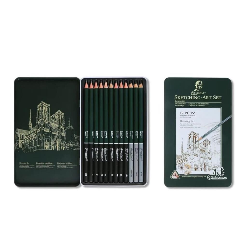 GIORGIONE 12 LI DERECELI KALEM 2H-8B-sm-h G-121208