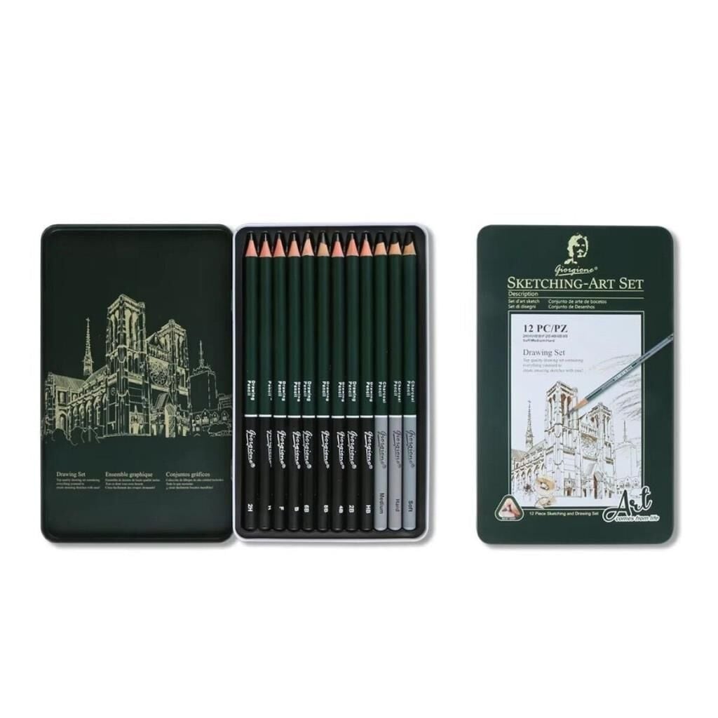GIORGIONE 12 LI DERECELI KALEM 2H-8B-sm-h G-121208