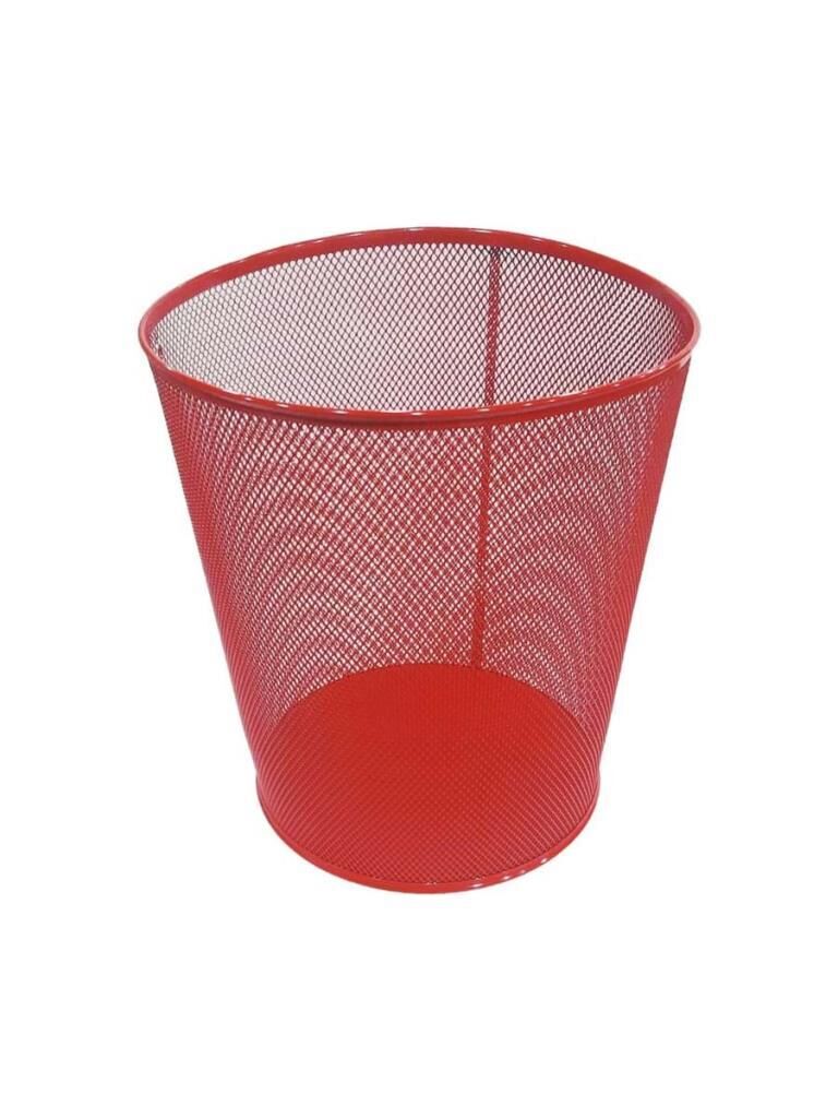 MAS COP SEPETI METAL TAM DELIKLI 10 LT KIRMIZI 854