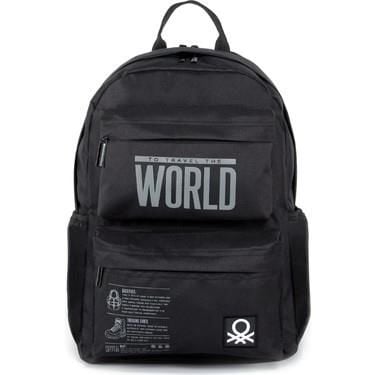 UNITED COLOR OF BENETTON SIRT CANTA SIYAH 03829