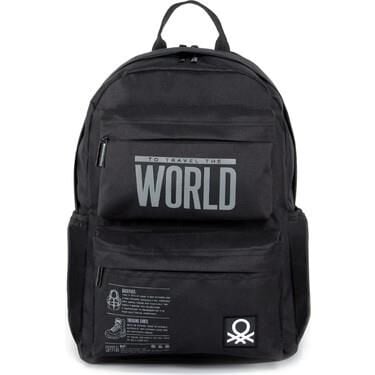 UNITED COLOR OF BENETTON SIRT CANTA SIYAH 03829