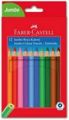 FABER JUMBO KURUBOYA K.KUTU UCGEN TAM BOY 12 RENK