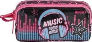 MIKRO KALEM CANTASI MUGGLE MUSIC SIYAH MU7181