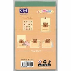 KRAF CAPYBARA  NOT DEFTERI 76x127 50 YP 2221CB