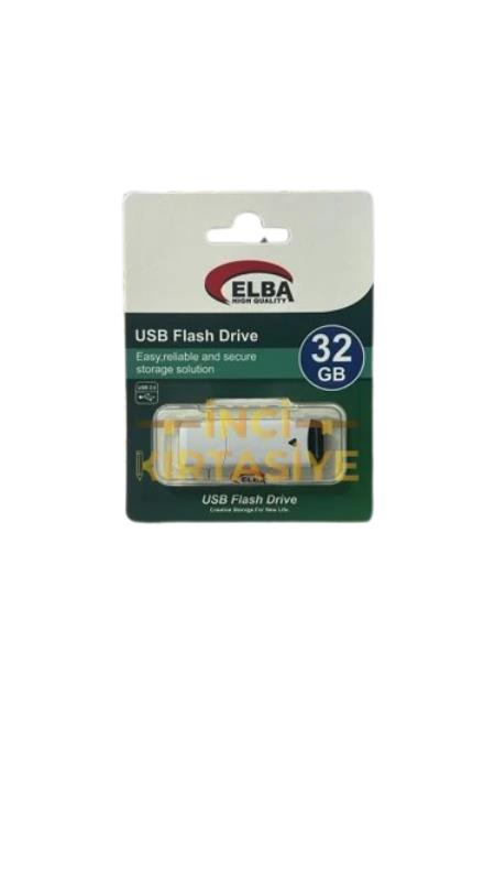 ELBA FLASH BELLEK 32GB USB2.0 MAVI/BEYAZ