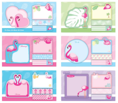 KRAF FLAMINGO  YAPISKANLI NOT KAGIDI 4x20YP 2223FL