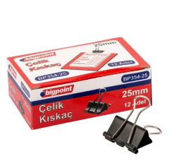 BIGPOINT CELIK KISKAC 25mm.12 LI KUTU (BP354-25)