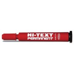 HI-TEXT PERMANENT MARKER KES KIRMIZI 12LI (830PC)