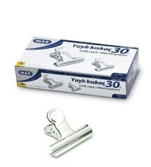 MAS KISKAC METAL BEYAZ YAYLI 30mm 24 LU KUTU (940)