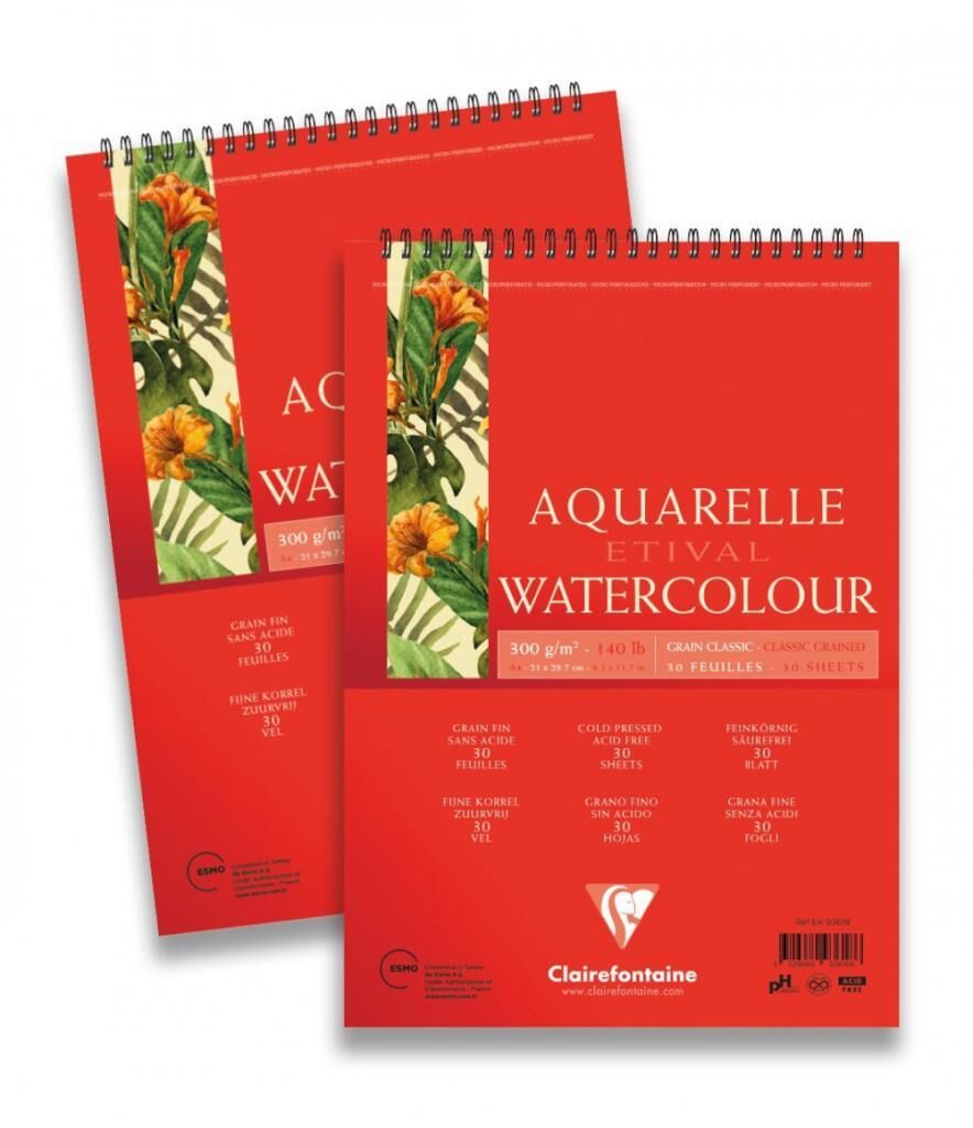 CLAIREFONTAINE ETIVAL S.BOYA BLOGU A5 300G 30YPSPR