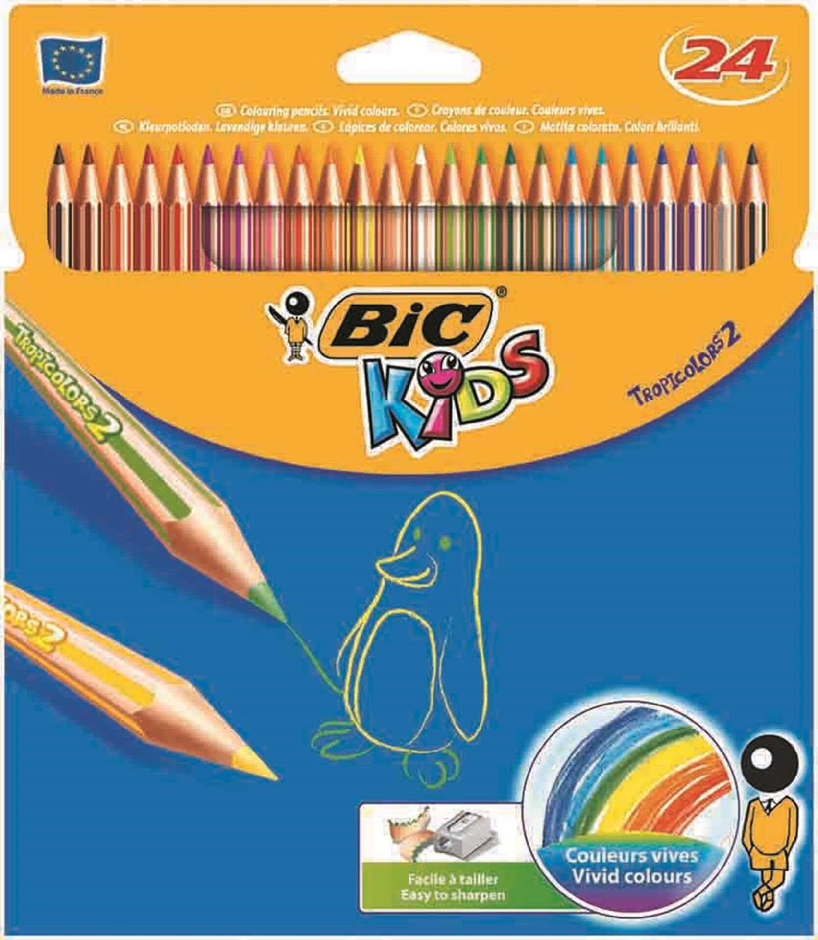 BIC TROPICOLORS KURUBOYA 24 RENK (832568)