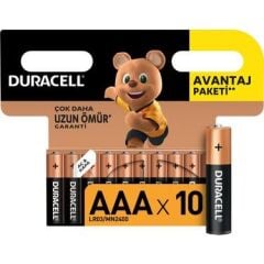DURACELL INCE KALEM PIL (AAA) 10 LU