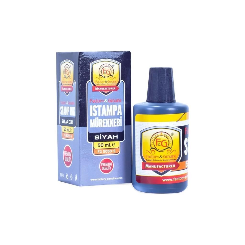 F&G 50ml ISTAMPA MUREKKEBI SIYAH