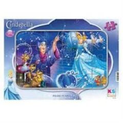 KS GAMES FRAME PUZZLE 24 PARCA CINDERELLA