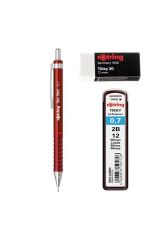 ROTRING VERSATIL TIKKY RETRO OKUL SETI 0.7 KIRMIZI