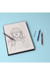 ROTRING VERSATIL TIKKY RETRO OKUL SETI 0.7 KIRMIZI