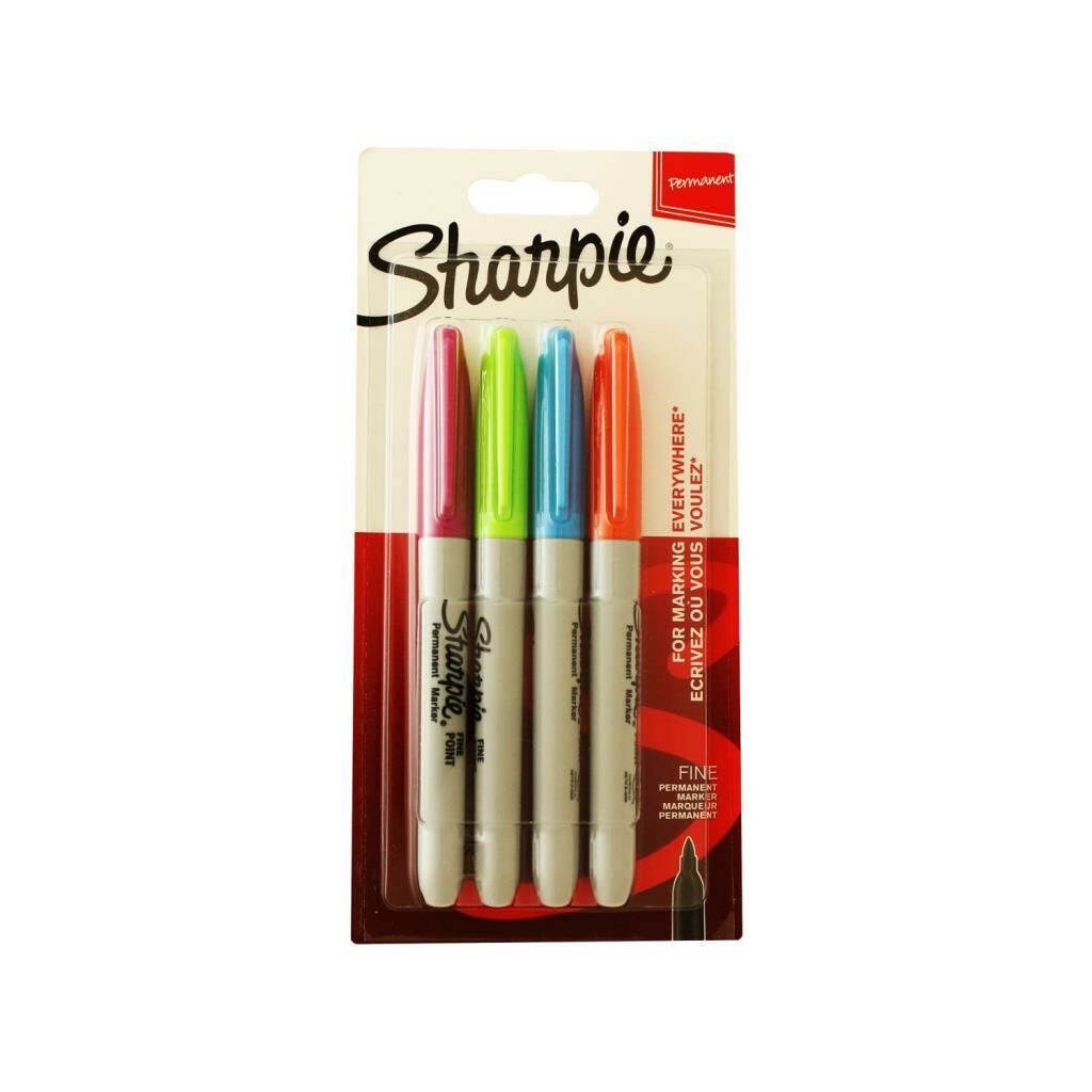 SHARPIE PERMANENT SET ULTRA FINE INCE 4 LU 1985879