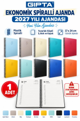 GIPTA EKO.SPR. 17x24 GUNLUK AJANDA  (407-SEK)2027