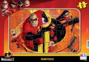 KS GAMES FRAME PUZZLE 24 PARCA INCREDIBLES