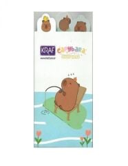 KRAF CAPYBARA YAPISKANLI NOT KAGIDI 8x20YP.2222CB