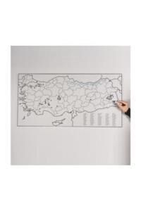 PANDA 118X56 CM TURKIYE HARITASI KAGIT TAHTA(792)