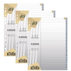 GEN-OF SEPERATOR PLASTIK A4 1-31 RAKAMLI (GEN-1300