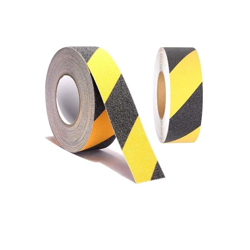 MAS KAYDIRMAZ BANT 25 MM x 5 M SARI / SIYAH 2654