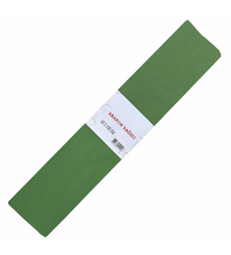 GIPTA  KREPON KAGIDI 50x200cm.YESIL 10 LU (9127)