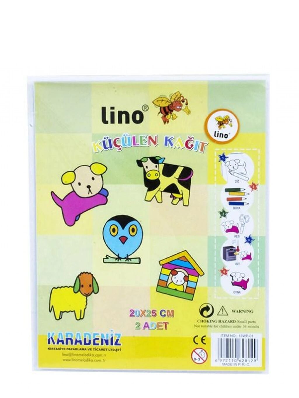 LINO KUCULEN KAGIT 20x25 2 LI