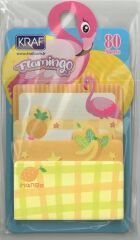KRAF FLAMINGO YAPISKANLI NOT KAGIDI 80 YP 2216FL